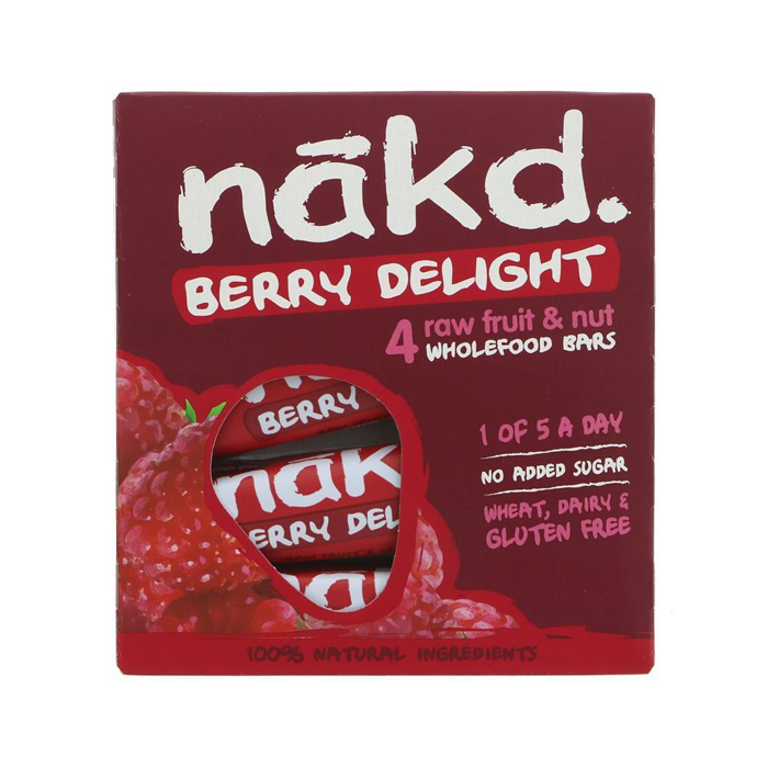 Buy Nakd Berry Delight 35g 4's Multipack Life Pharmacy