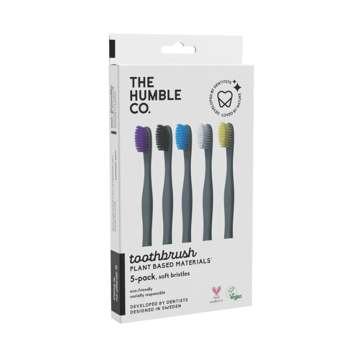 The Humble Co Humble Brush Plant Based 5 Pack Soft