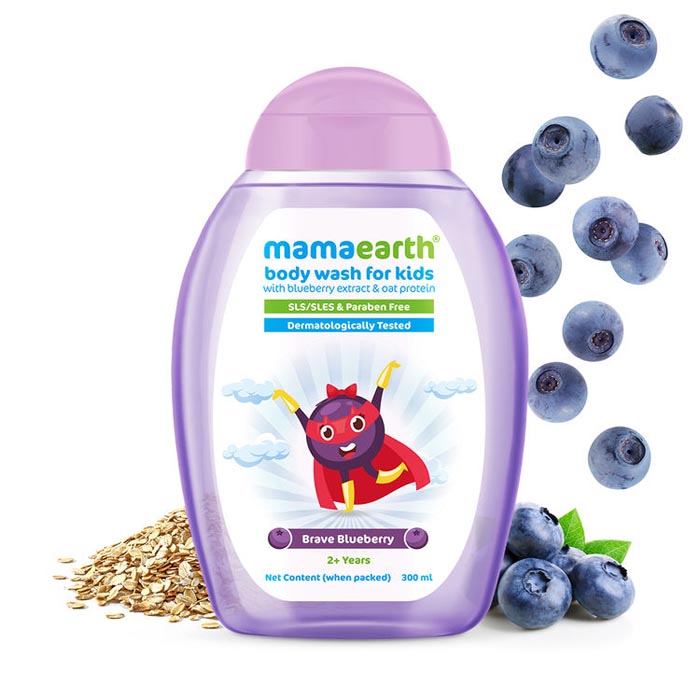 Mamaearth Blueberry Kids Body Wash 300ml