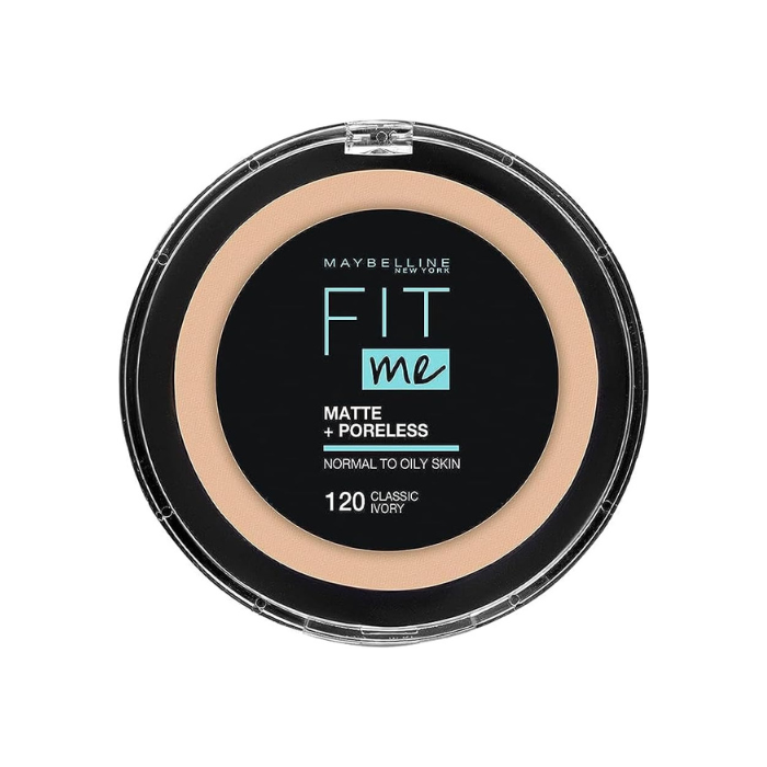 Maybelline New York Fit Me Matte & Poreless Normal to Oily Skin 120 Classic Ivory