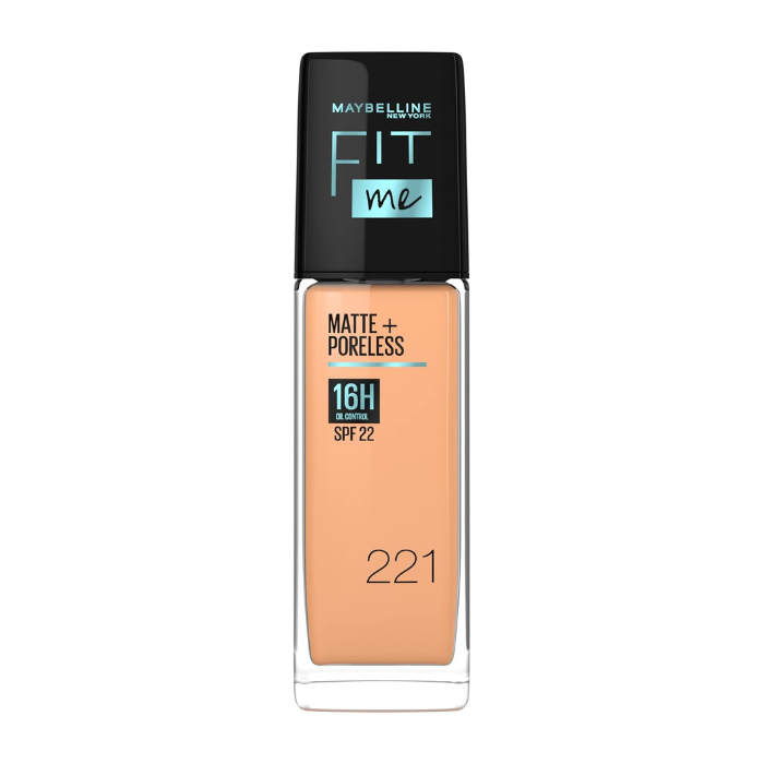 Maybelline New York Fit Me Matte & Poreless Foundation 16H (SPF 22)-221