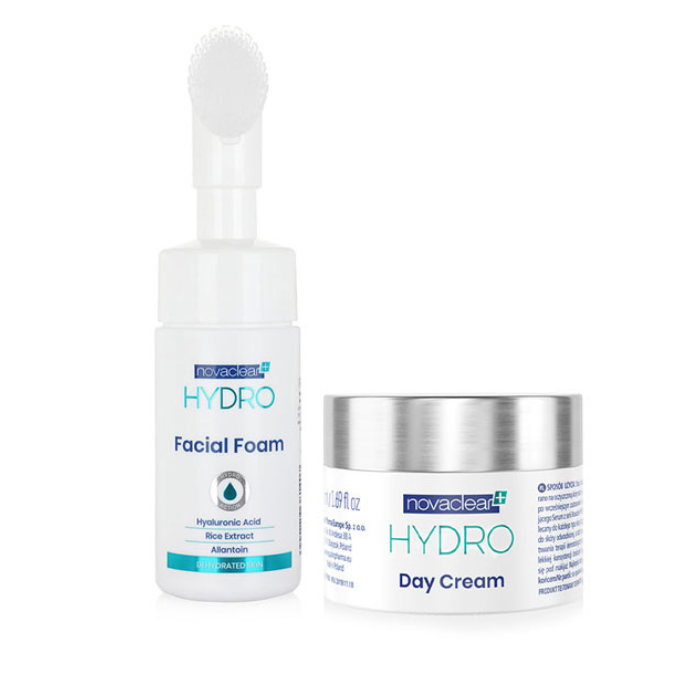 Novaclear Hydro Facial Foam 100ml+Day Cream 50ml Promo Pack