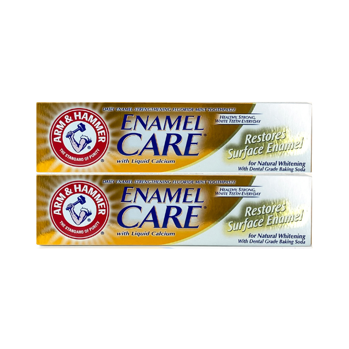 Arm and Hammer Enamel Care Natural Whitening Toothpaste 115g Twin Pack