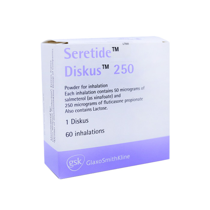 Seretide Diskus 50/250mcg Inh(Dry Pow) 60 Dose