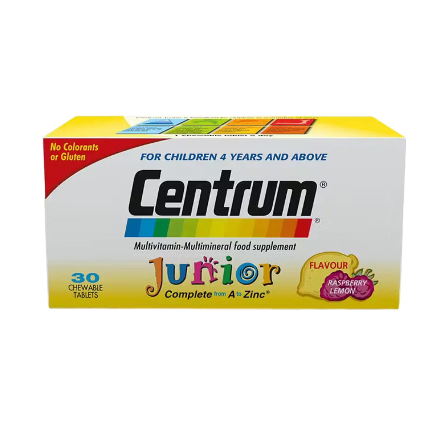 Centrum Junior Multivitamin for Children, Chewable, Tasty Citrus Berry Flavor, 30 Tablets
