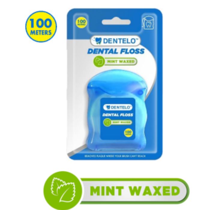 Dentelo Dental Floss Mint Waxed 100m