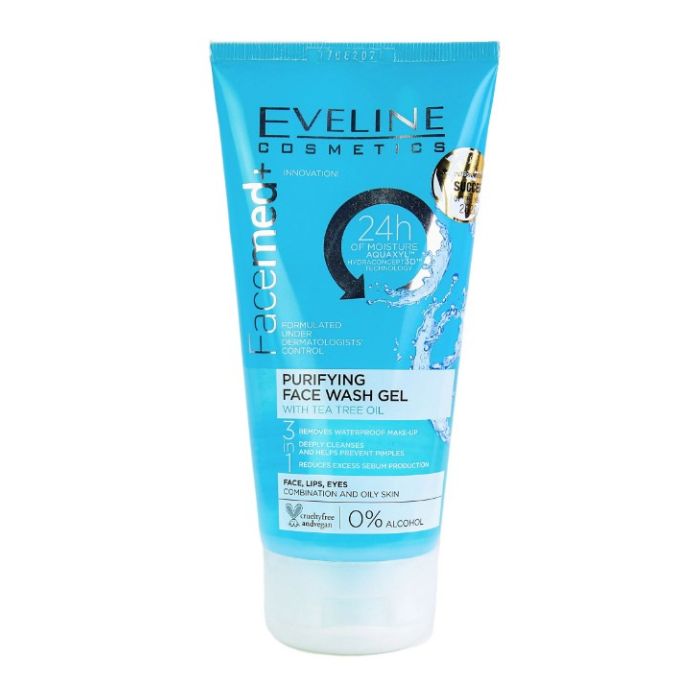 Eveline Facemed + Purifying Face Wash Gel Tea Tree 150ml 