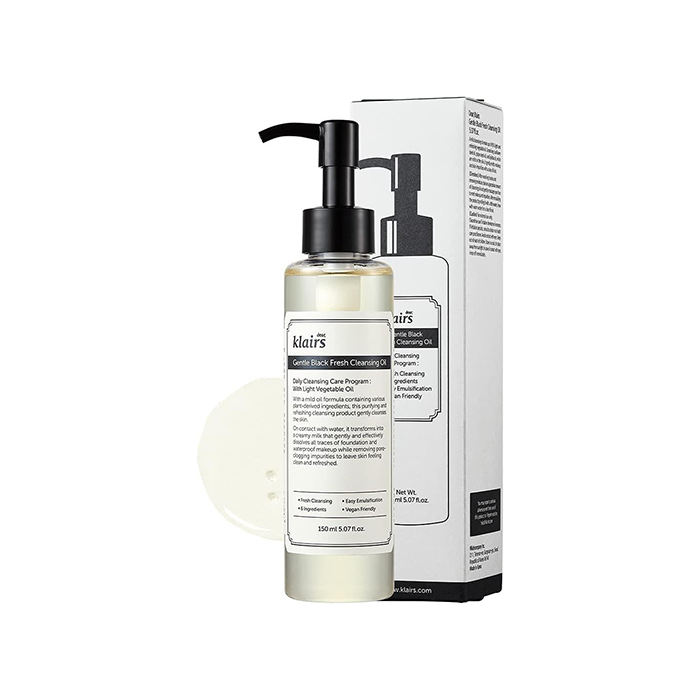 Klairs Gentle Black Fresh Cleansing Oil 150ml