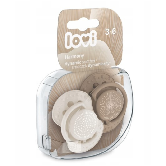 Lovi Dyn Soother Silicone 3-6m (2 Pcs) Harmony Girl