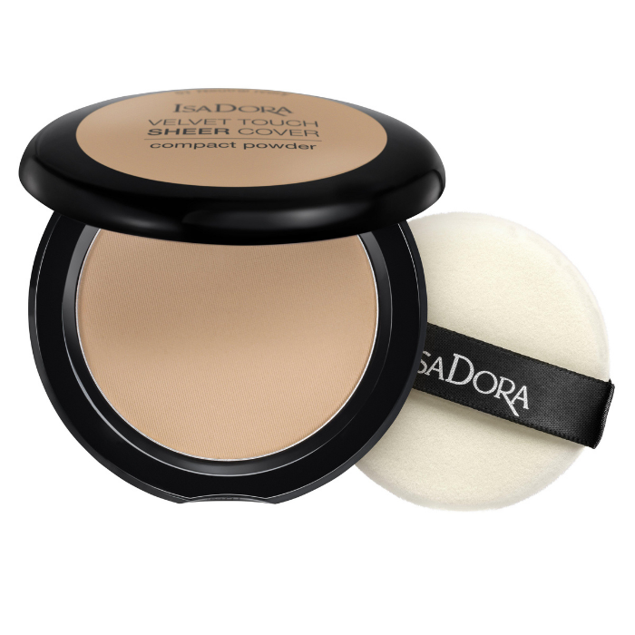 Isadora Velvet Touch Sheer Cover Compact Powder 45-Neutral Beige