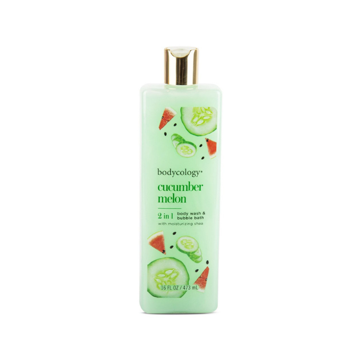 Bodycology Cucumber Melon 2in1 Body Wash & Bubble Bath 473ml