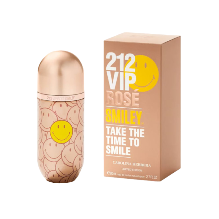 Carolina Herrera 212 VIP Rose Smiley Eau De Parfum Spray 80ml