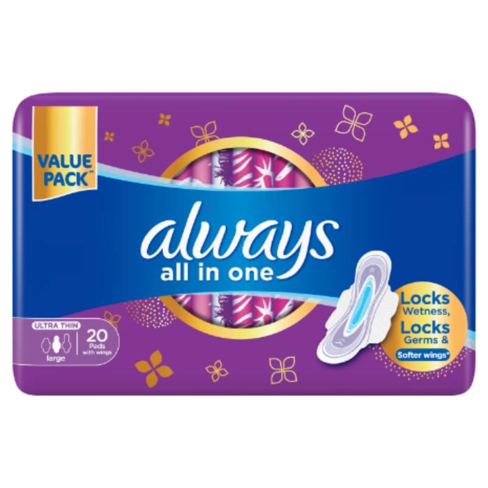 Always Ultra Thin All In One 20'S @14% Off