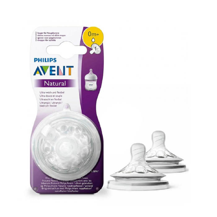 Philips Avent Natural 2.0 Feeding Teats 0m 2s