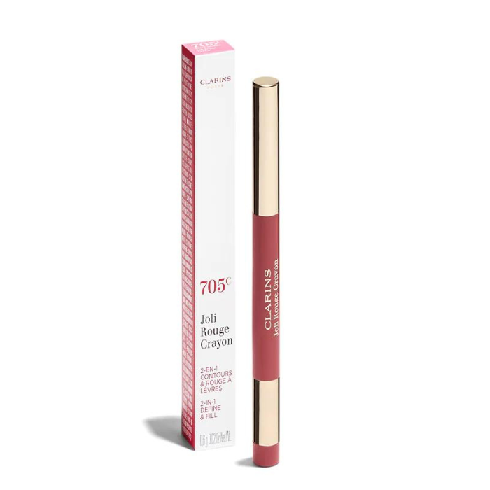 Clarins Joli Rouge Crayon Lipstick No. 705C 0.6g