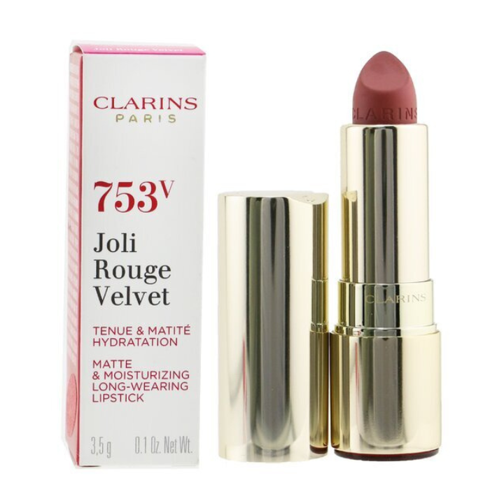 Clarins Joli Rouge Velvet Lipstick No. 753V 3.5g