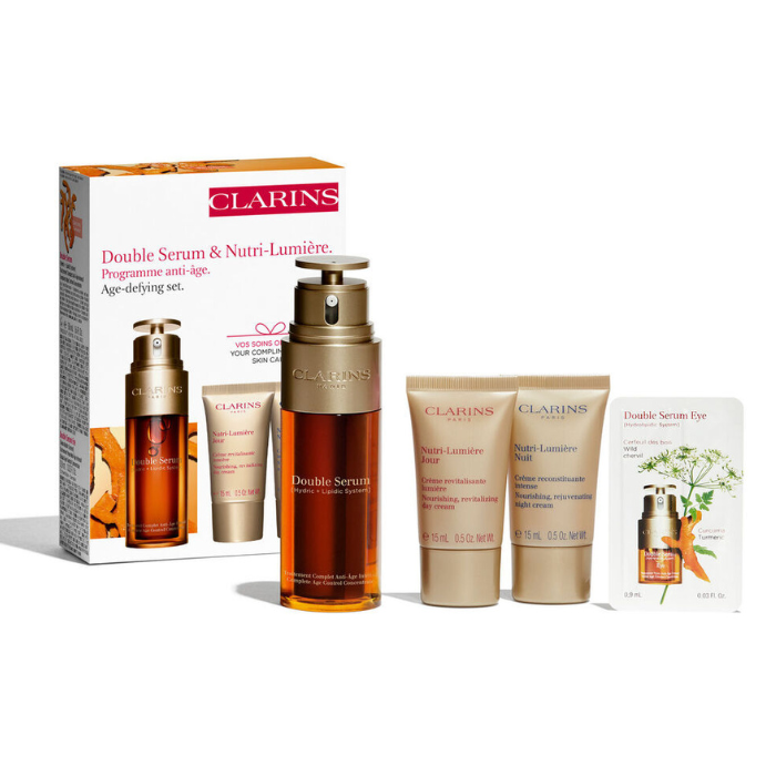 Clarins Double Serum & Nutri-Lumiere Age-Defying Set