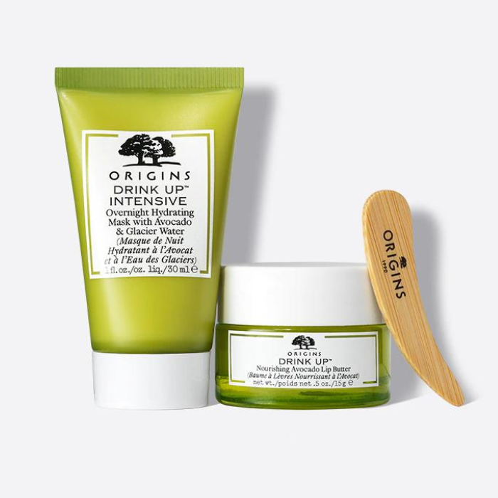Origins Drink Up Skin Nourishing Mask & Lip Butter Set
