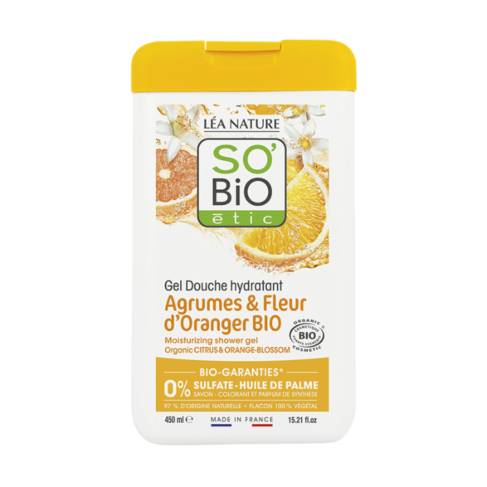 So Bio Etic Organic Citrus & Orange Shower Gel 450ml