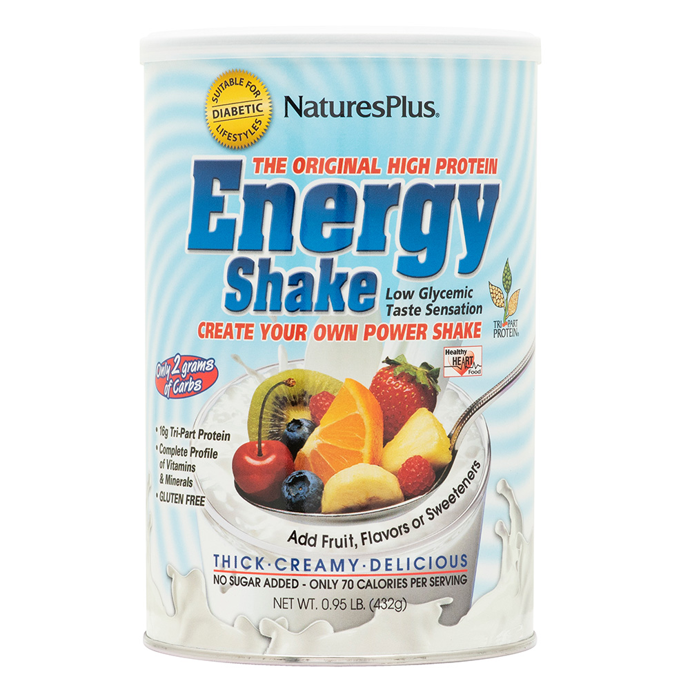 Natures Plus Energy Shake Protein No sugar 15 Oz Cans