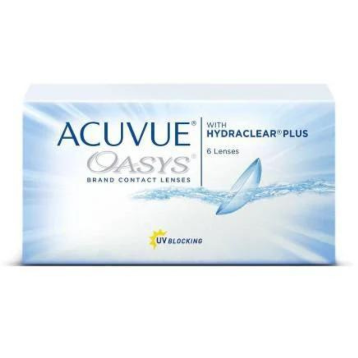 Contact Lenses Acuvue Oasys Hydraclear Plus 6 Pcs