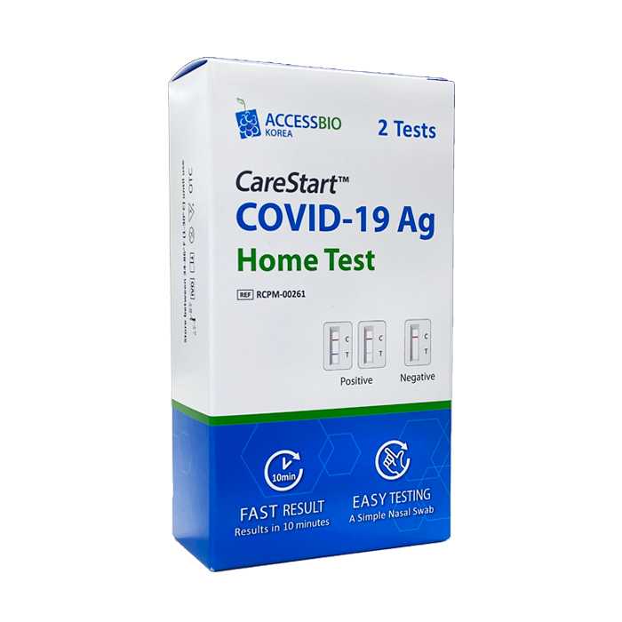 Accessbio Carestart Covid 19 Antigen Home Test Kit 2's