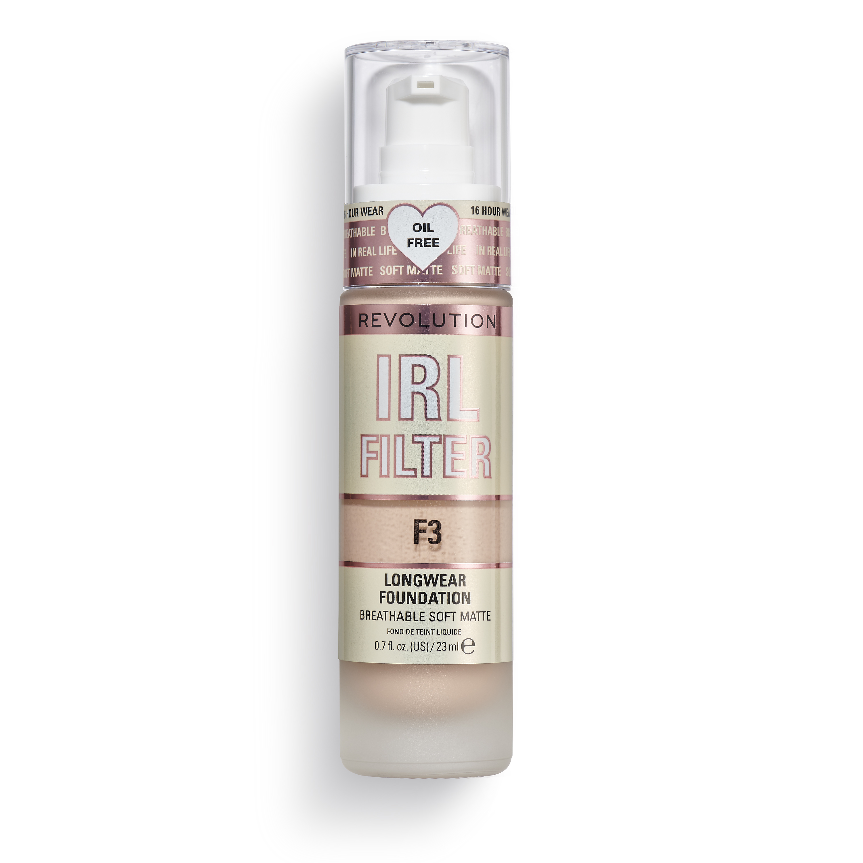 Revolution IRL Filter Longwear Foundation - F3