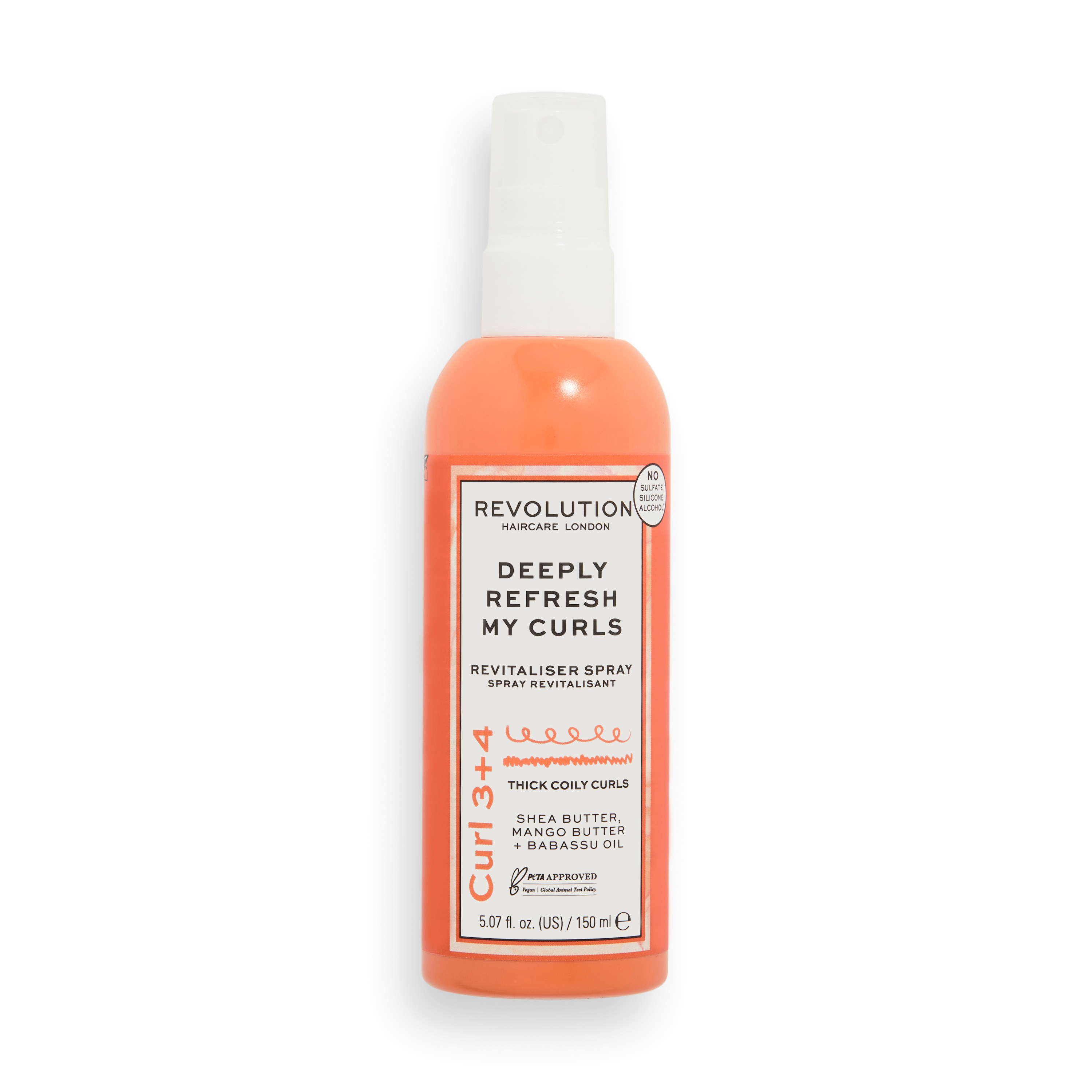 Revolution Haircare Deeply Refresh My Curls Revitaliser Spray 150ml