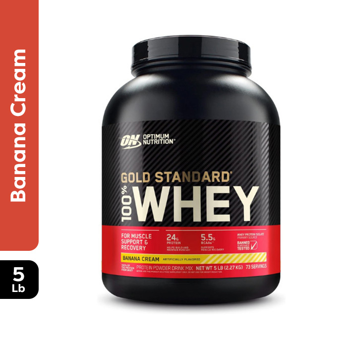Optimum Nutrition 100% Gold Standard Whey Banana Cream 5lb