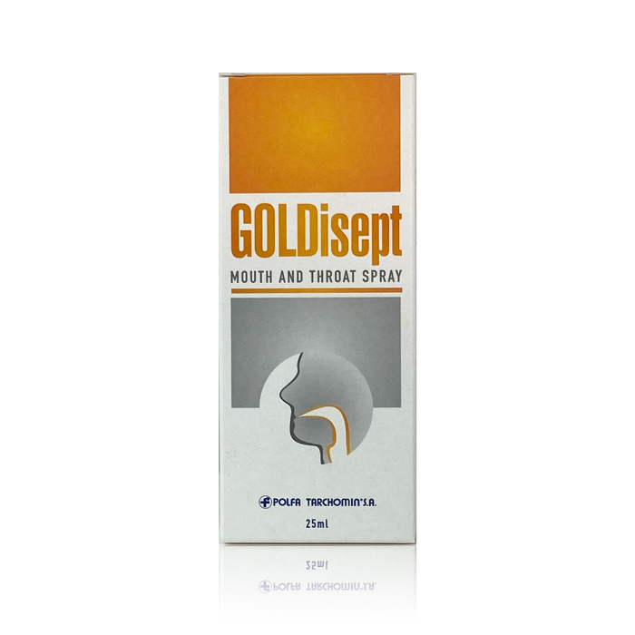 Goldisept Mouth and Throat Spray 25ml Bottle