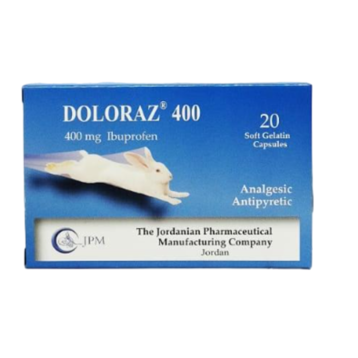 Doloraz 400mg Soft Gel Cap 20s (10s Blister X 2)