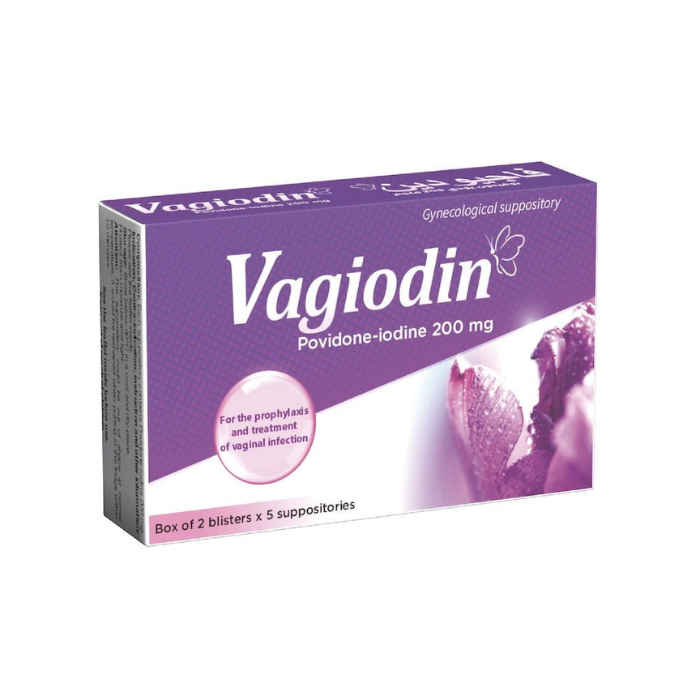 Vagiodin 200MG Vaginal Supp 10s