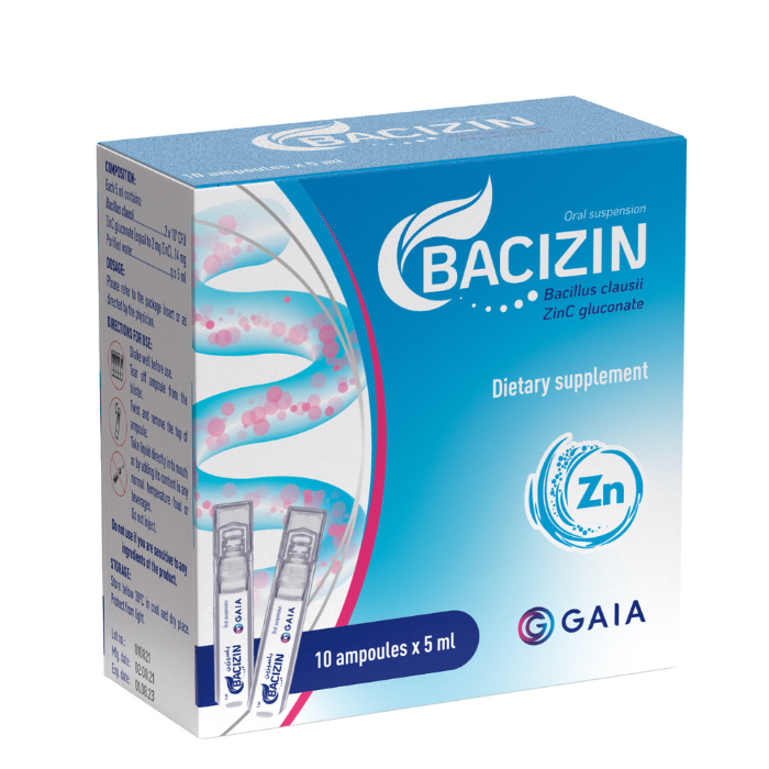 Bacizin Oral Suspension 5ml 10s