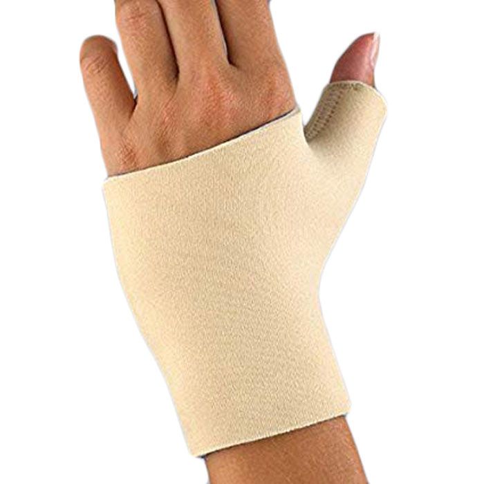 FLA Prolite Neoprene Pull On Thumb Support Beige /Black small