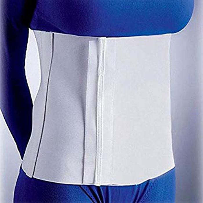 FLA Elastic Abdominal Binder White small