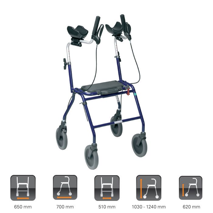Invacare Dolomite Alpha Walking Rollator