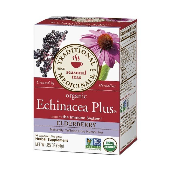 Buy Traditional Medicinals Echinacea Plus Elderberry 16 Tea Bags Life