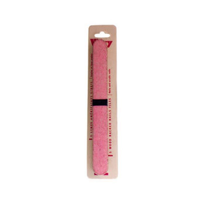 Vitry 5 Wood Backed Pink Nailfile