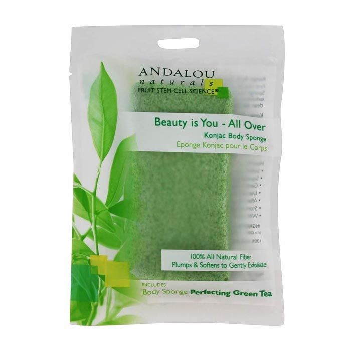 Andalou All-Over Konjac Body Sponge 2 Count