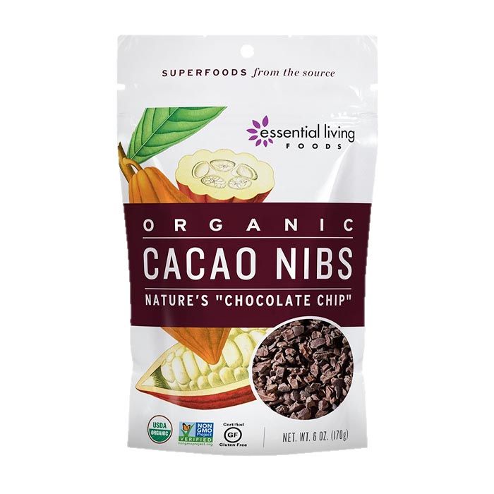 Essential Living Foods Cacao Nibs Organic 6 oz