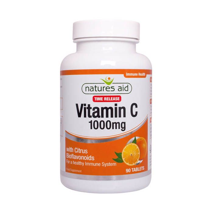 Buy Natures Aid Vitamin C 1000 mg Time Release Tablets 90's Life Pharmacy