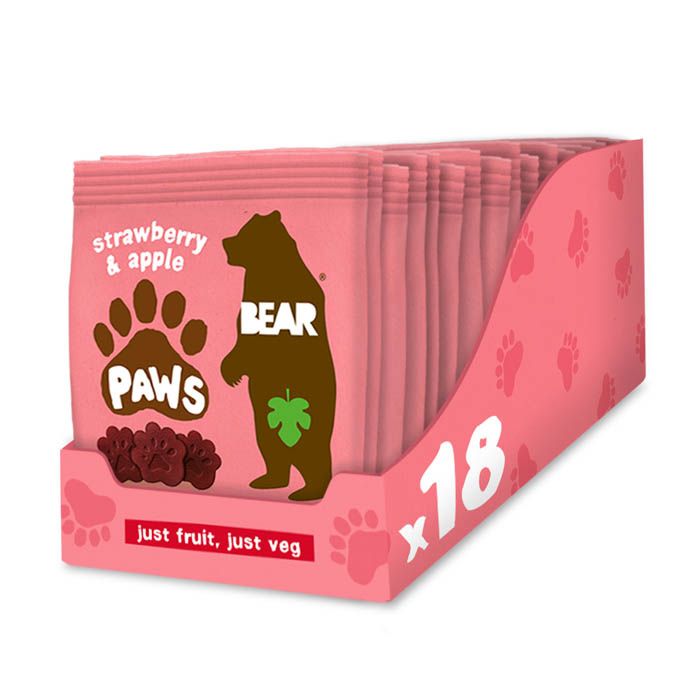 

Bear Paws Strawberry & Apple 20g X 18'S