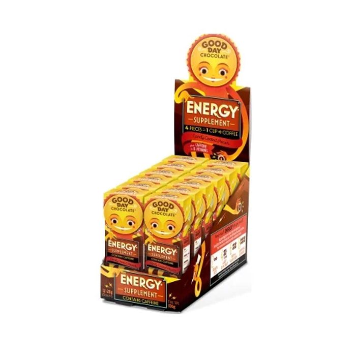 

Good Day Chocolate Energy Supplement 8 Count- Box Of 12pcs