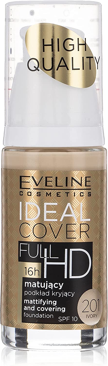 Eveline Ideal Covr Ful Hd Mat & C Fondtn No 201 Ivry 30Ml:915099