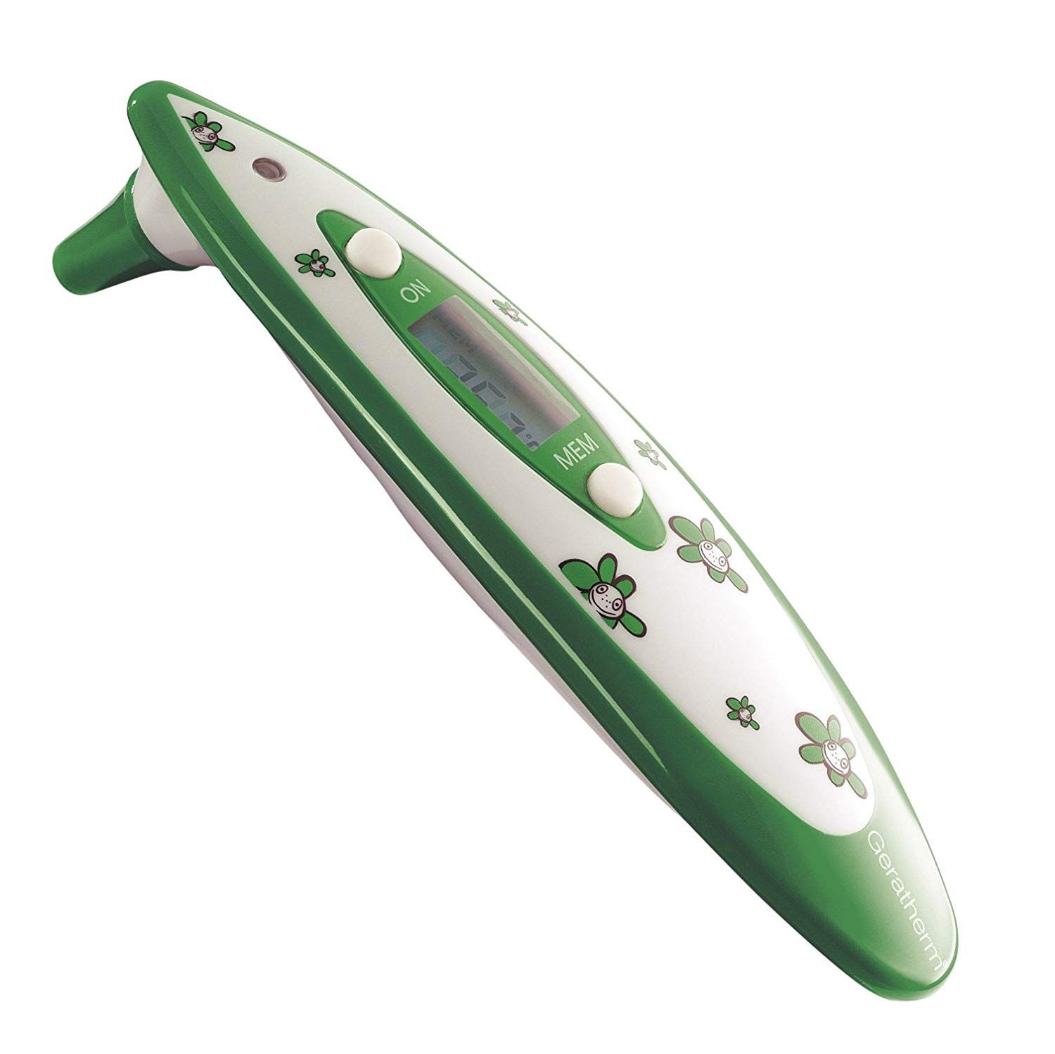 Geratherm Duo Temp Ear Forehead Thermometer Green