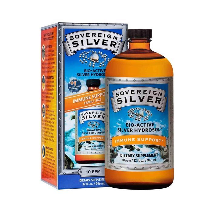 

Sovereign Silver Daily+ Immune Support 10ppm 32oz