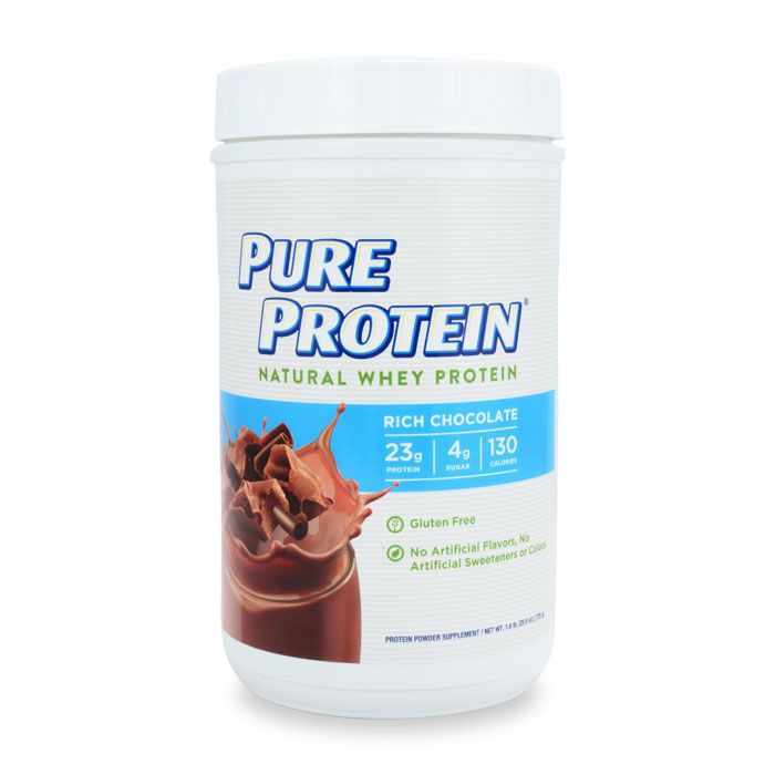 

Pure Protein 100% Natural whey Chocolate 1.6lb