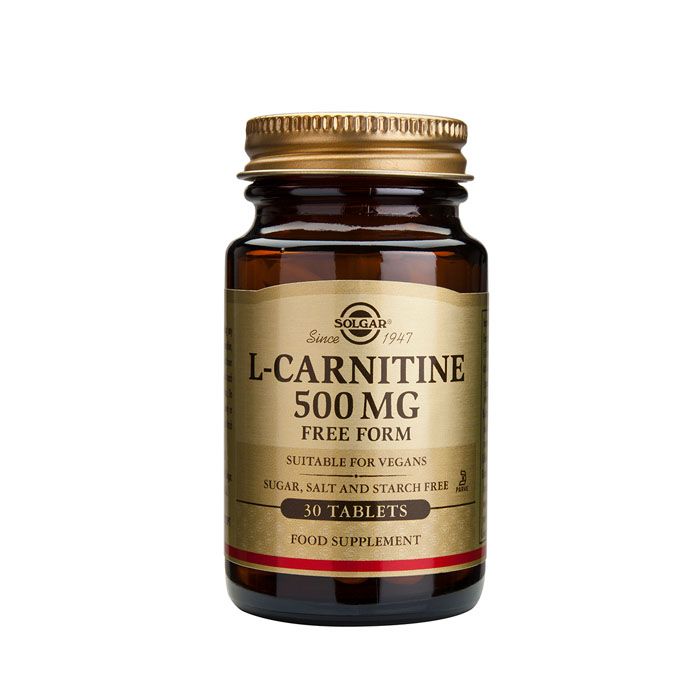 

Solgar L Carnitine 500mg Tablet 30's