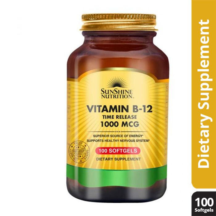 Buy Sunshine Nutrition Vitamin B12 1000 Mcg 100 Tablets Life Pharmacy