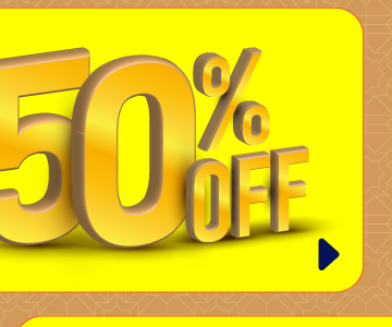 Flat 50% Off